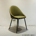 LOFT 法式 復古 工業風 鐵 咖啡廳 閃電縫線 扶手 餐椅 仿油蠟皮 半洛特 餐椅 - 綠_4