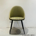 LOFT 法式 復古 工業風 鐵 咖啡廳 閃電縫線 扶手 餐椅 仿油蠟皮 半洛特 餐椅 - 綠_3