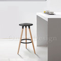 北歐 極簡 小清新 風格 多彩 維格 櫸木實木 吧檯椅 76H- 黑 特價_1