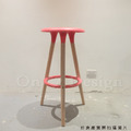 北歐 極簡 小清新 風格 多彩 維格 櫸木實木 吧檯椅 76H- 紅 特價_5