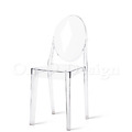 特價-設計師愛用款 北歐 極簡現代風格 壓克力 圓背 鬼椅 透明椅
