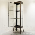 Vintage LOFT 法式 工業風 復古 鐵件 展示櫃 金閣 收納 展示櫃 -三層_5