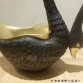 丹麥 北歐風 創意禮品 樹脂 擺件 裝飾品 天鵝 首飾收納 擺飾 -黑色_6