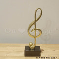 丹麥 北歐風 創意禮品 擺飾 家飾品 樹脂 陳列 裝飾品 五線譜 擺件 -高音_2