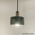 丹麥設計 美式 極簡風 鍍金 大理石 設計師的燈款 貝爾 大理石 吊燈 -墨綠_5