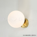 丹麥設計 北歐 極簡 設計師的燈款 走道燈 金屬 鍍金 鐵 玻璃 回歸 壁燈-20CM_5