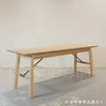 日式 北歐風 輕工業風 復古 簡約 實木 原木色  斐萊頓 實木長凳 -120CM_4
