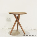 北歐風格 小清新 客廳 咖啡桌 和風 日式 圓形 萊亞 小茶几 邊几 胡桃色_4