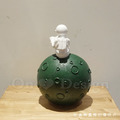 丹麥 北歐風 創意禮品 樹脂 擺件 裝飾品 太空人 首飾收納 擺飾 -綠色_6