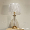 丹麥設計 歐式 酒店 奢華風 設計師的燈款 台燈 士奇 水晶 布罩 桌燈_5