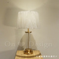丹麥設計 歐式 酒店 奢華風 設計師的燈款 台燈 士奇 水晶 布罩 桌燈_6