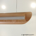 Loft 北歐風 實木 北歐 風格 餐廳 三色變光 木船型 LED吊燈 -120CM_5