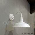 特價-Loft 工業風 倉庫風 美式鄉村 走道燈 玄關燈 鍋蓋 壁燈-白色_3