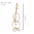 丹麥 北歐風 創意禮品 樹脂 擺件 裝飾品 水晶 鍍金小提琴 擺飾_8