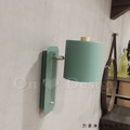 北歐 小清新 多彩 輕工業風 走道燈 床頭燈 可調整燈罩角度 移動 多明尼 壁燈-綠色 (附開關)_7