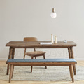 北歐 極簡 簡約 風格 餐廳桌 亞柏 相思木 全實木 餐桌 書桌 - 150CM_1