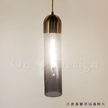 丹麥設計 北歐 極簡 設計師的燈款 黃銅 復古玻璃 試管吊燈 -漸變煙燻色_9