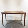 北歐 極簡 簡約 風格 LOFT 風格家具 餐廳桌 羅莎 橡膠木 全實木 餐桌 書桌 - 130CM_3
