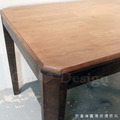 北歐 極簡 簡約 風格 LOFT 風格家具 餐廳桌 羅莎 橡膠木 全實木 餐桌 書桌 - 130CM_7