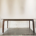 北歐 極簡 簡約 風格 LOFT 實木腳 菲德 餐桌 胡桃色-180CM_3