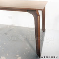 北歐 極簡 簡約 風格 LOFT 實木腳 菲德 餐桌 胡桃色-180CM_7