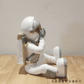丹麥 北歐風 創意禮品 擺飾 樹脂 仿真 擺件 裝飾品 太空人 我不聞_4