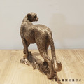 美式 復古 工業風 創意禮品 樹脂 擺件 裝飾品 美式 花豹 站姿擺飾_5