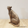美式 復古 工業風 創意禮品 樹脂 擺件 裝飾品 美式 花豹 坐姿擺飾_5