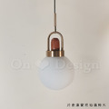 丹麥設計 北歐 極簡 設計師的燈款 黃銅 奶白 提姆 玻璃 吊燈-A款_4