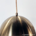 丹麥設計 北歐 極簡 設計師的燈款 黃銅 曼波球 玻璃 吊燈 - 奶白_8