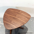 北歐風格 小清新 客廳 咖啡桌 和風 日式 圓形 皮耶 小茶几 邊几 胡桃色_5