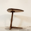 北歐風格 小清新 客廳 咖啡桌 和風 日式 圓形 皮耶 小茶几 邊几 胡桃色_7