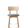 北歐 小清新 簡約 實木 餐椅 餐廳椅 經典款式 LUMI 日式 餐椅 -灰麻