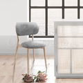 北歐風 小清新 輕工業風 普普風格 實木 餐椅 原木色莫比 餐椅 - 麻布灰_3