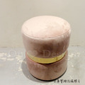 LUXURY 美式 極簡 鍍金 奢華風 穿鞋凳 玄關凳 金 啞鈴 可麗露 矮凳 C款 - 粉色_3