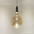 趣味設計 北歐 極簡 設計師的燈款 兩種尺寸 玻璃 水滴燈泡 吊燈-琥珀色_9