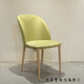 北歐 小清新 普普風格 可愛 托米 餐椅 休閒椅-綠色麻布_3