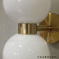 丹麥設計 北歐 極簡 設計師的燈款 走道燈 金屬 鍍金 繆斯 壁燈-奶白_6