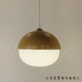 趣味設計 北歐 極簡 設計師的燈款 原木 奶白 栗子 玻璃 吊燈-D款_5
