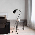 北歐 極簡經典風格 設計款 艾特略 落地燈 立燈-黑_1