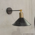 LOFT 工業風 倉庫 風格 通道 走道壁燈 RH 斗笠 壁燈_3