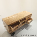 印度手工 家具 工業風家具 仿舊LOFT 實木 柱間電視櫃 / 收納櫃_5