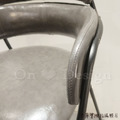 法式 復古 極簡 工業風 設計款 酒吧椅 吧檯 扶手 艾莉爾 吧檯椅 -灰皮_5