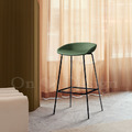 LOFT 工業風家具 復古仿舊鐵件 座墊 咖啡廳 喬特 吧檯椅-綠_1