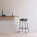LOFT 工業風家具 復古仿舊鐵件 座墊 咖啡廳 喬特 吧檯椅-深灰_2