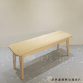 MIT 台製 北歐 清新 簡約 實木 和風 雙人椅凳 原味 長凳 115CM_4