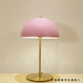 北歐風 極簡 風格 設計款 彩色 奢華 桌燈 書房燈 鍍金 多彩 朵潘台燈-粉色_4