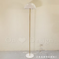北歐風 極簡 風格 設計款 彩色 奢華 朵潘 大理石 落地燈 立燈-白色_4