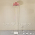 北歐風 極簡 風格 設計款 彩色 奢華 朵潘 大理石 落地燈 立燈-粉色_3