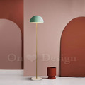 北歐風 極簡 風格 設計款 彩色 奢華 朵潘 大理石 落地燈 立燈-綠色_1